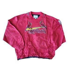 Majestic MLB St Louis Cardinals Pullover Windbreaker XXL